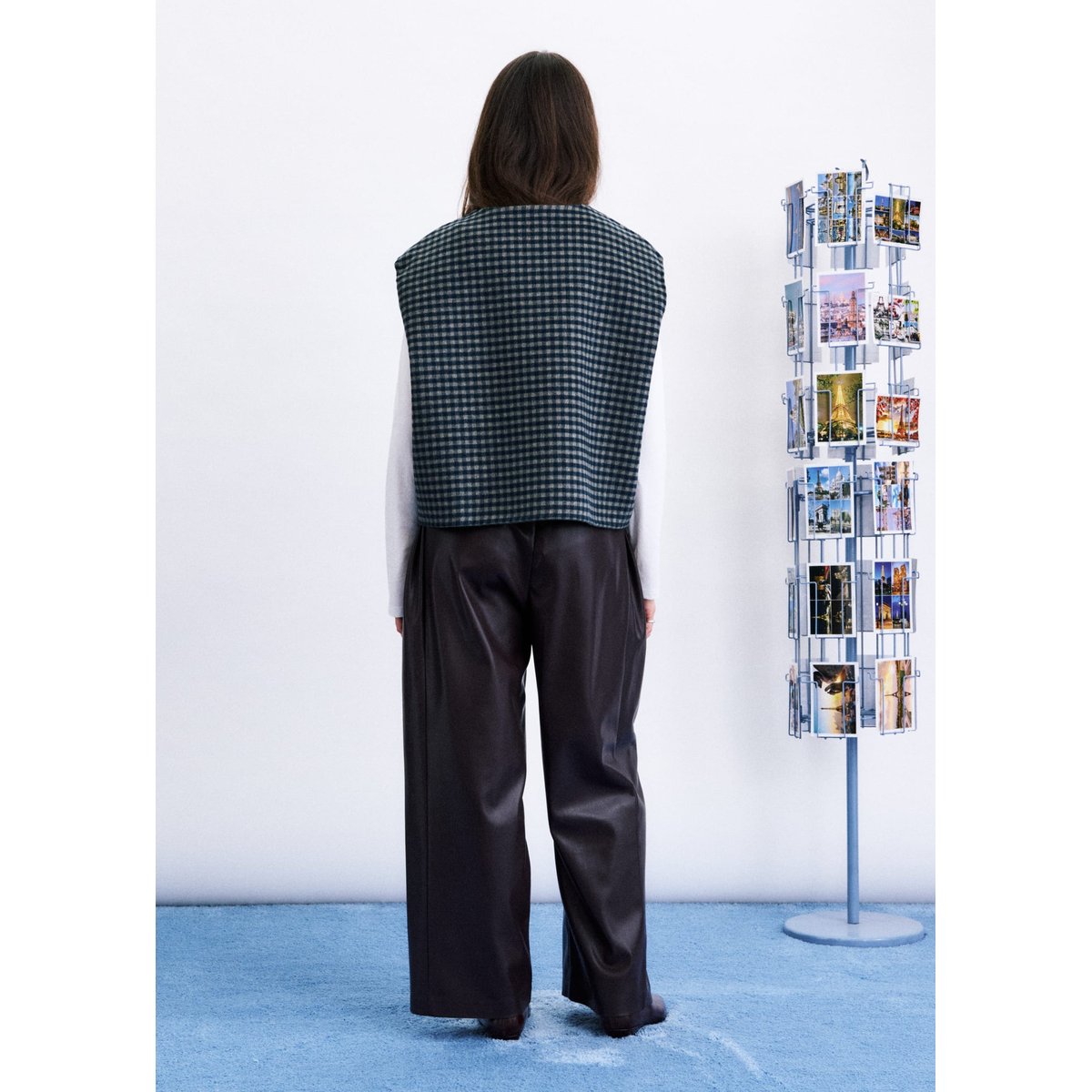 Gilet Harrison en laine HARRISON bleu marine, FRNCH