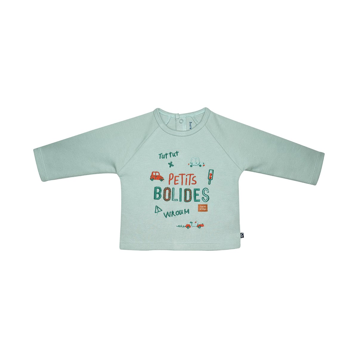 Tee shirt pantalon iael interlock bebe vert, SUCRE D'ORGE