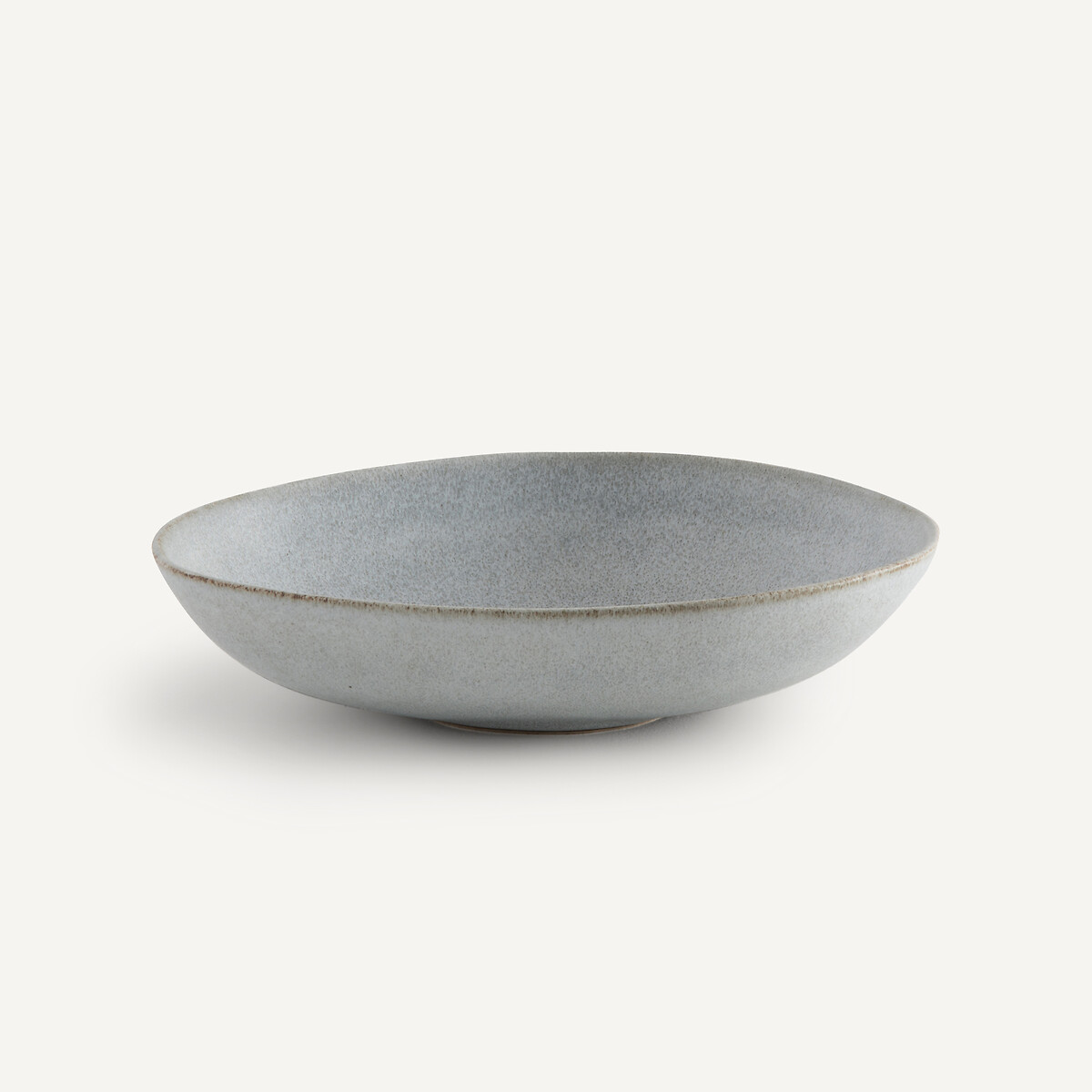 Lot de 2 assiettes à pâtes grès, Leiria gris, AM.PM