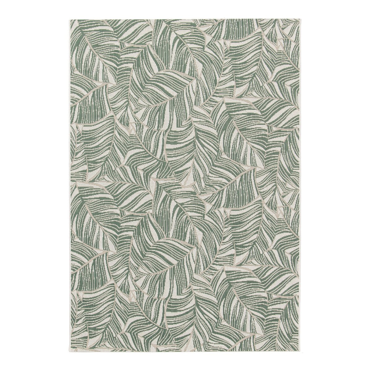 Tapis intérieur extérieur design et résistant RIVIERA vert naturel, AFK LIVING