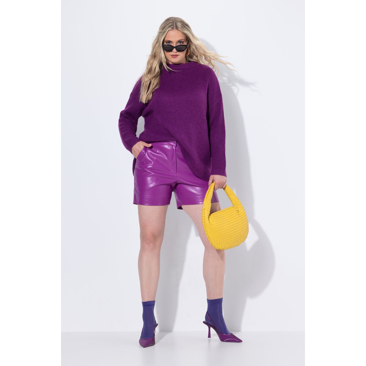 Short en similicuir mûres, ULLA POPKEN