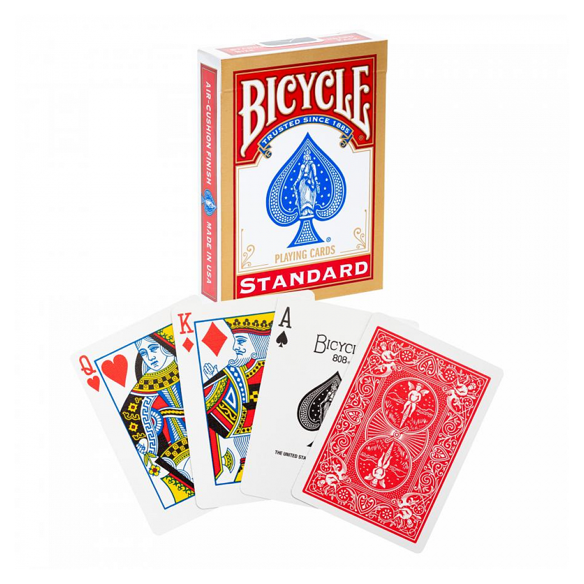Bicycle - jeu de cartes original - rider back - standard couleur unique, CARTAMUNDI