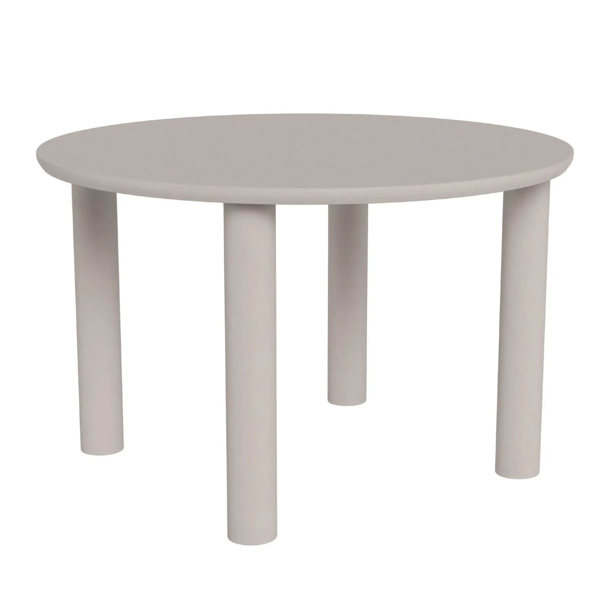 Table à manger ronde design L120 gris 4 places - MAGDA gris, HELLIN, DEPUIS 1862