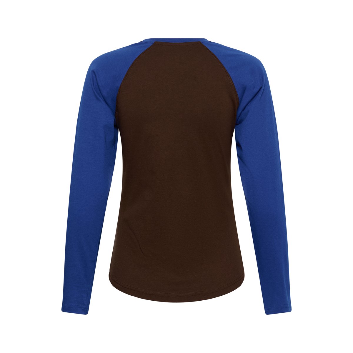 T-shirt à manches longues marorn coffee bean/blue sl, KAFFE
