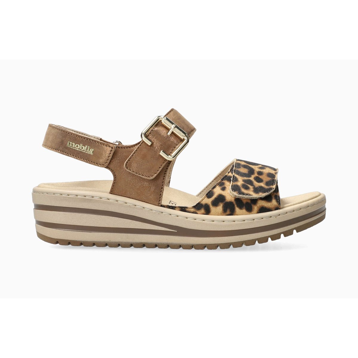 Sandales en cuir RORY marron brown 5149, MEPHISTO