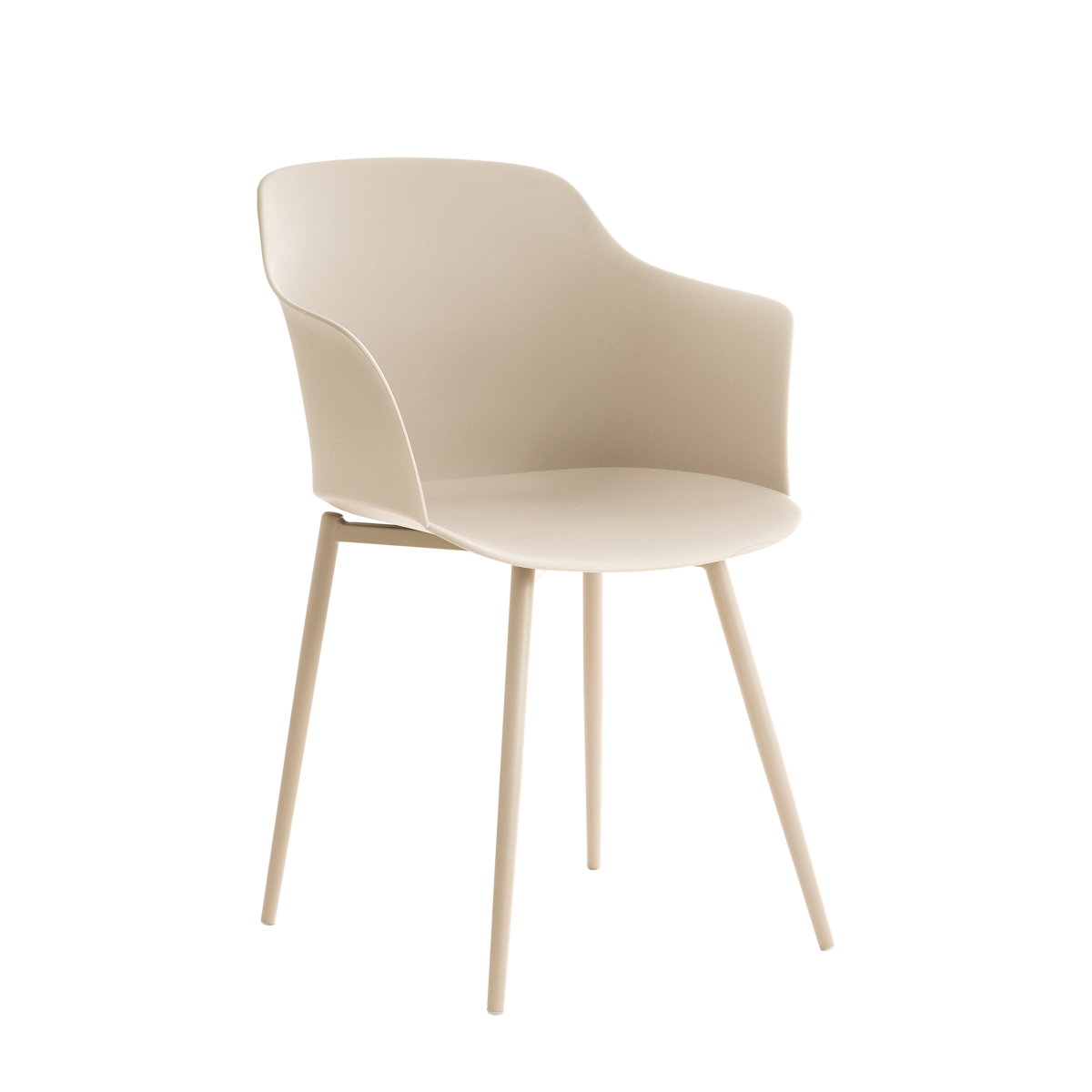 Chaise Polipropylène - BASEL beige, KENAY