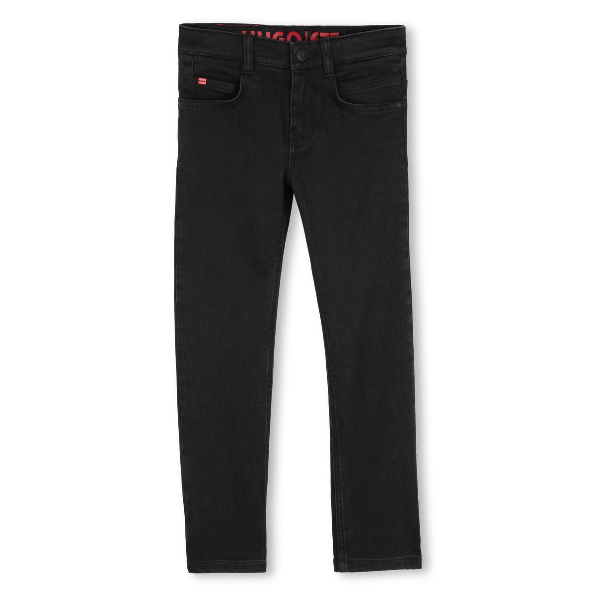Pantalon en denim denim black, HUGO KIDSWEAR