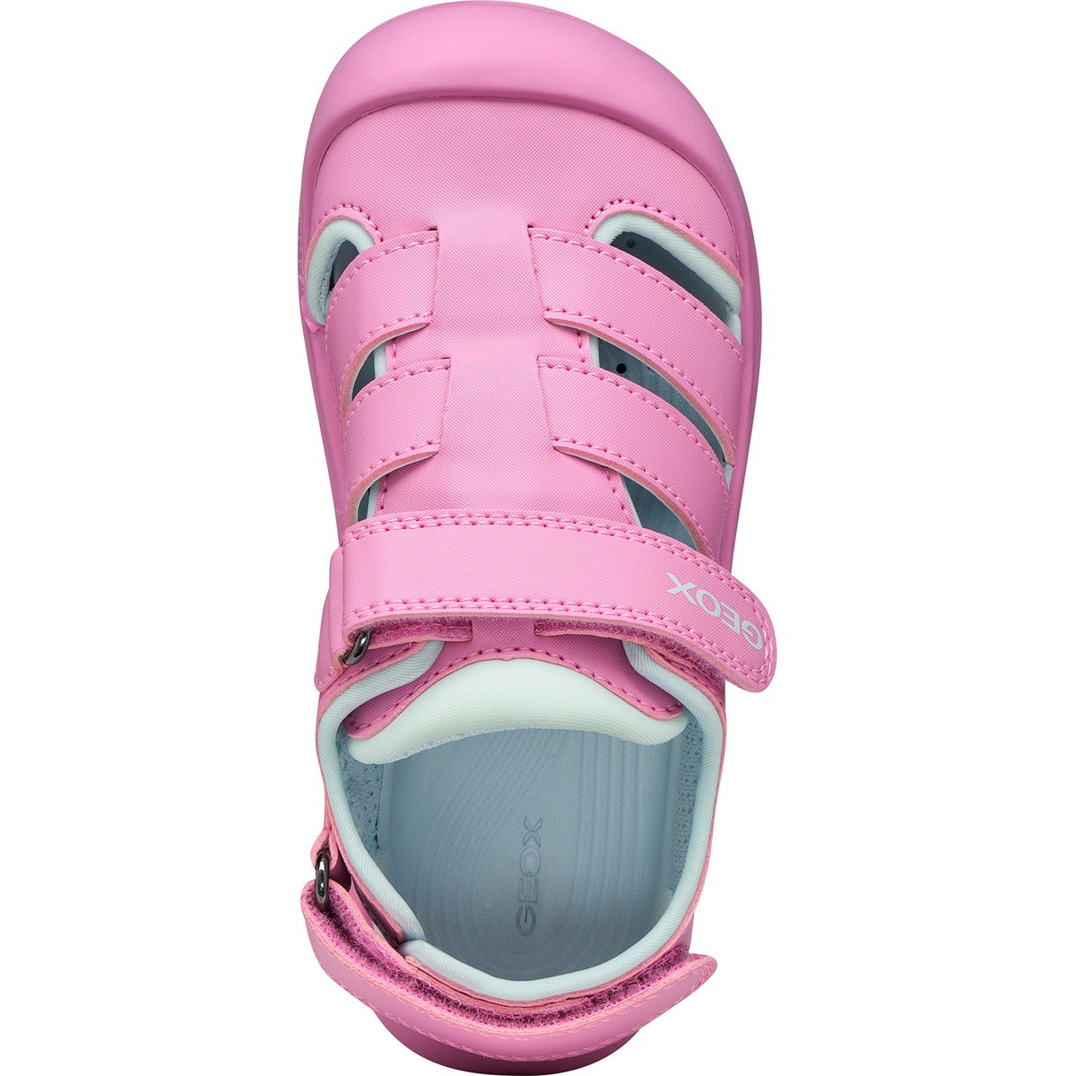 Sandales J S. FUSBETTO PRO rose foncé/vert d'eau, GEOX