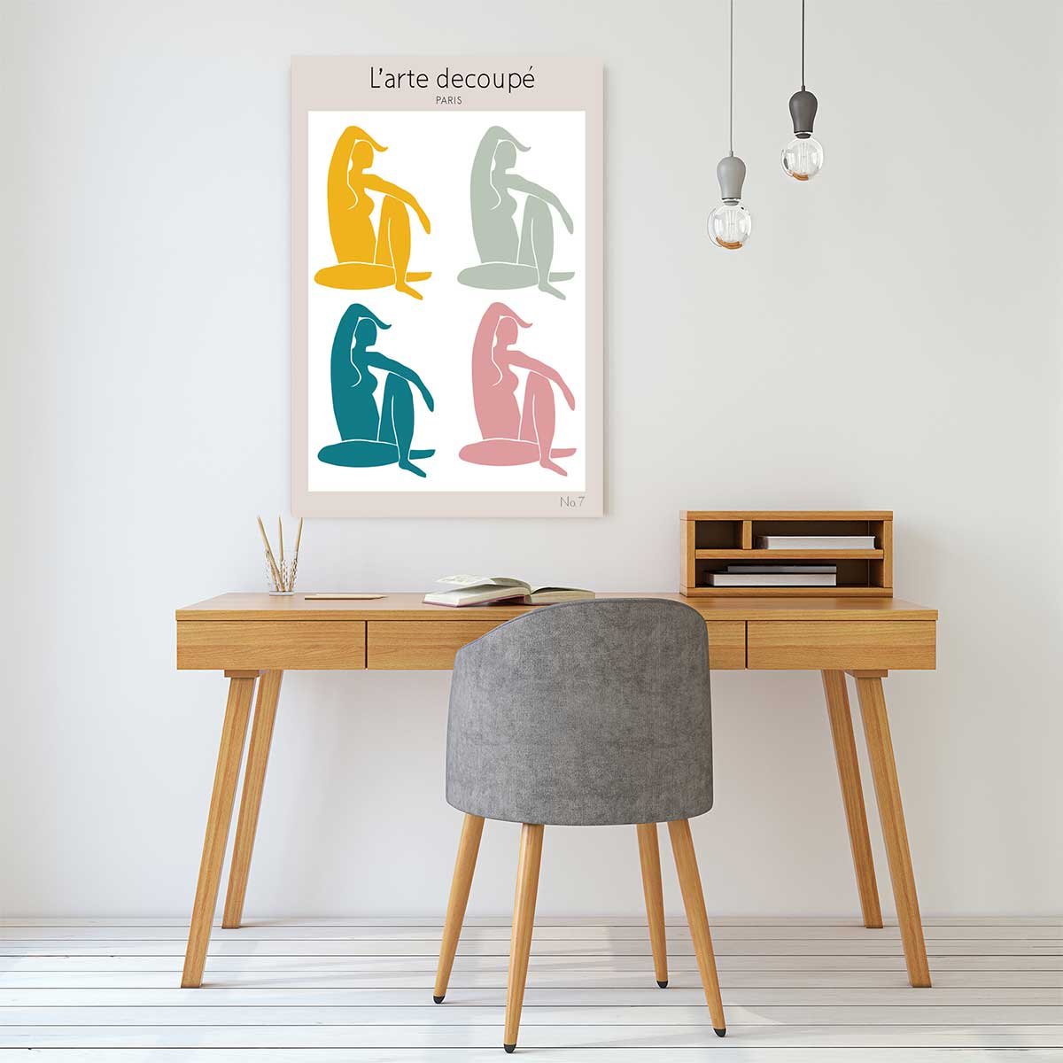 Tableau l'arte découpé tableau alu dibond, HEXOA