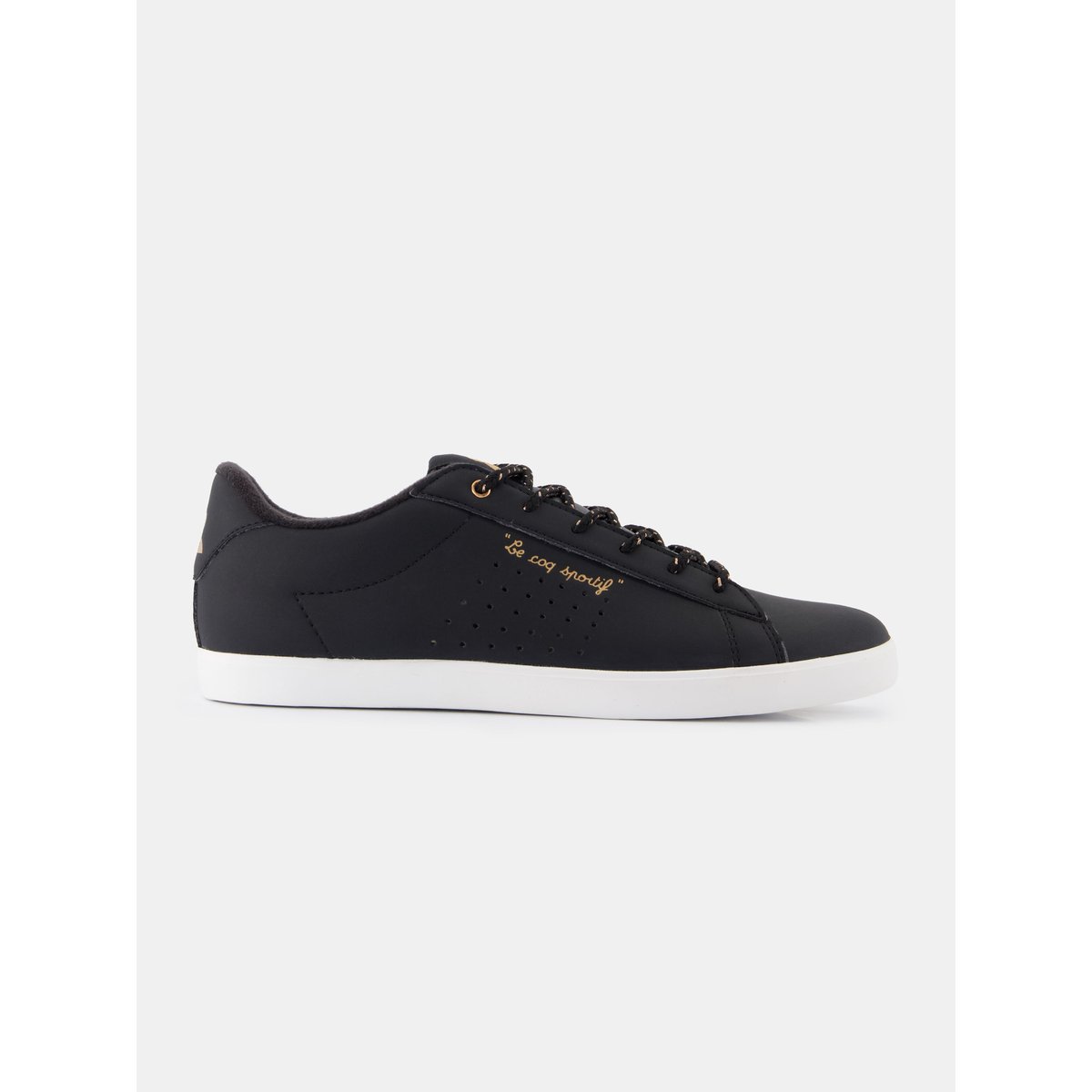 Sneakers avec détails perforés Lucie black/rose gold, LE COQ SPORTIF