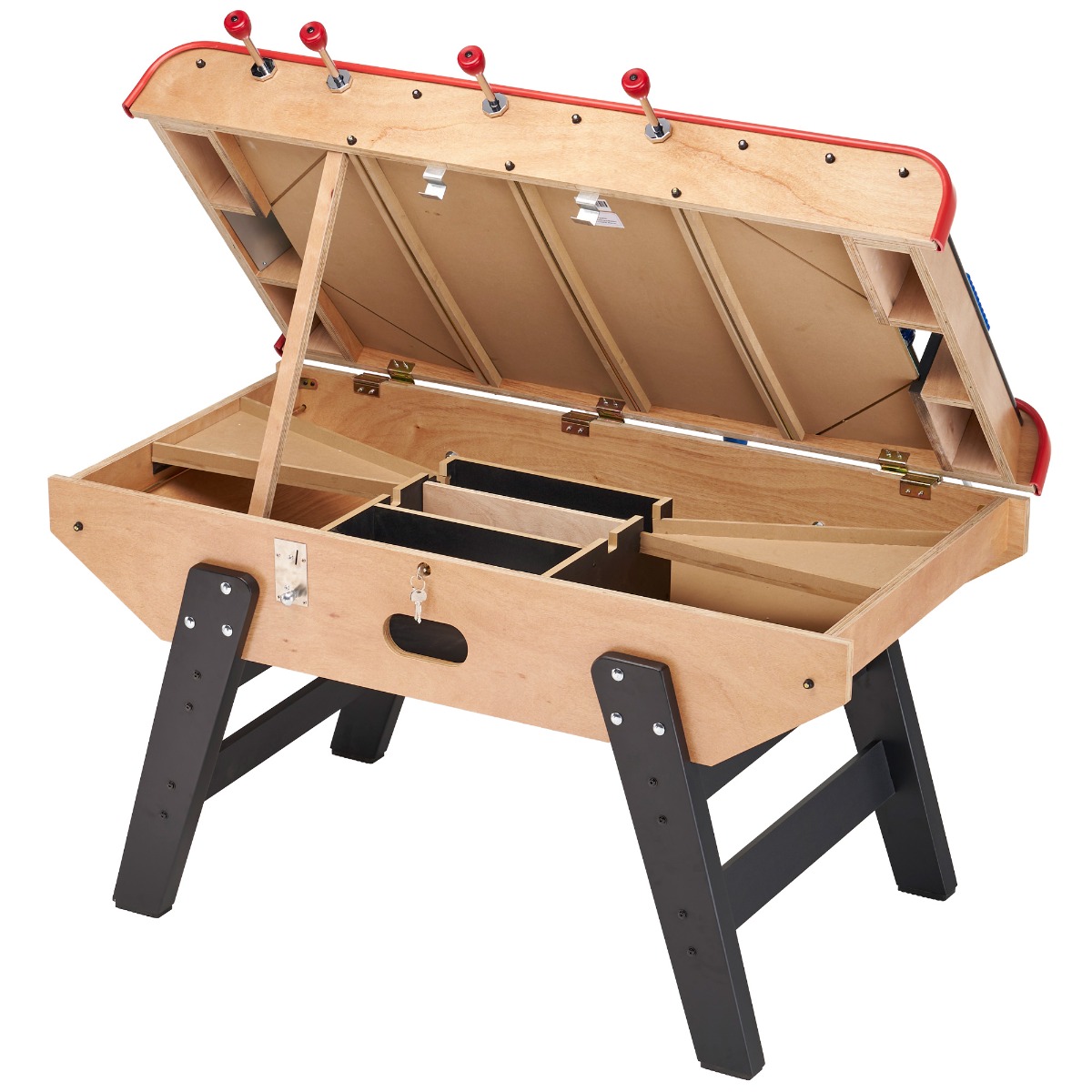 Babyfoot avec Monnayeur style bistrot pour les pros bois, KANGUI