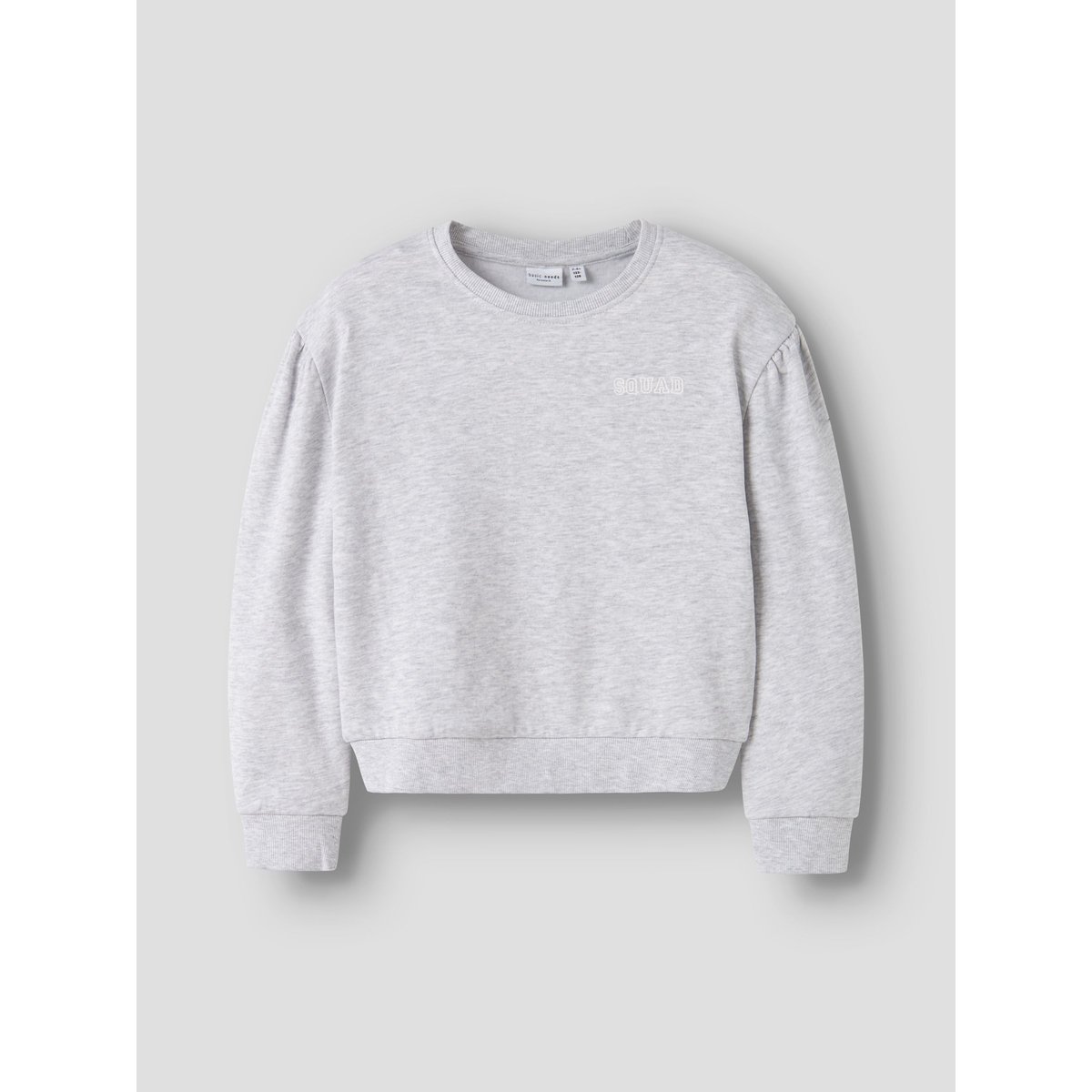 Sweat-Shirt gris - light grey melange, NAME IT