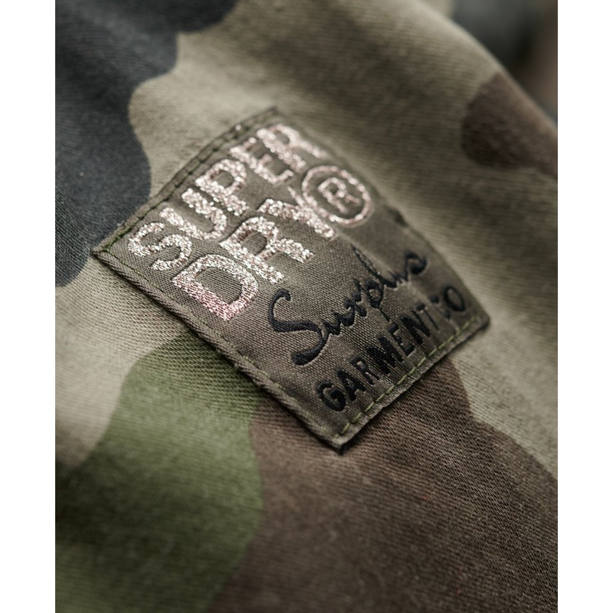 Veste militaire M65 vert camouflage français, SUPERDRY