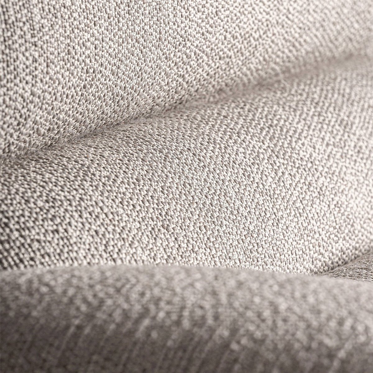 Fauteuil en jacquard, Finition bois vieilli marron vieilli et beige naturel, RECOLLECTION