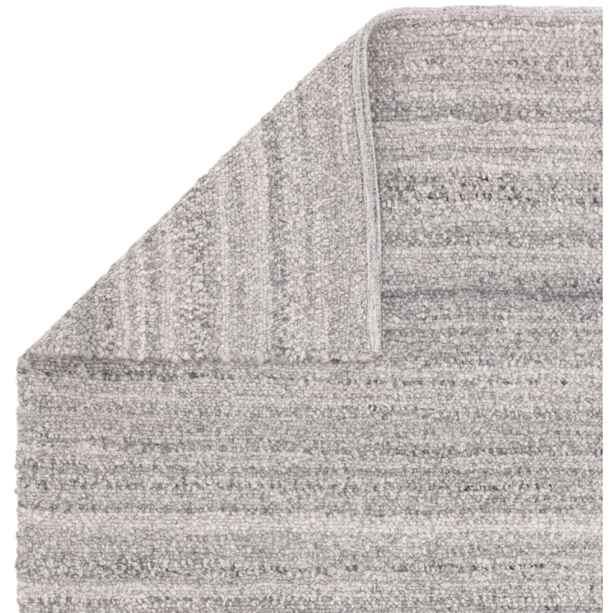 Tapis salon et chambre moderne tissé main SUBBA gris, NOVATREND