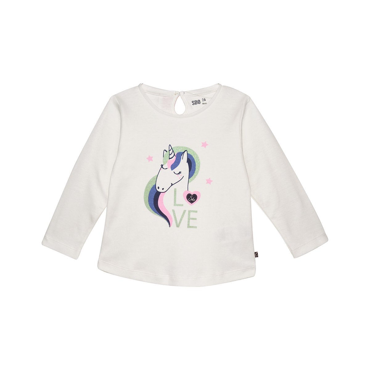 Tee shirt jaya interlock manches longues enfant beige, SUCRE D'ORGE