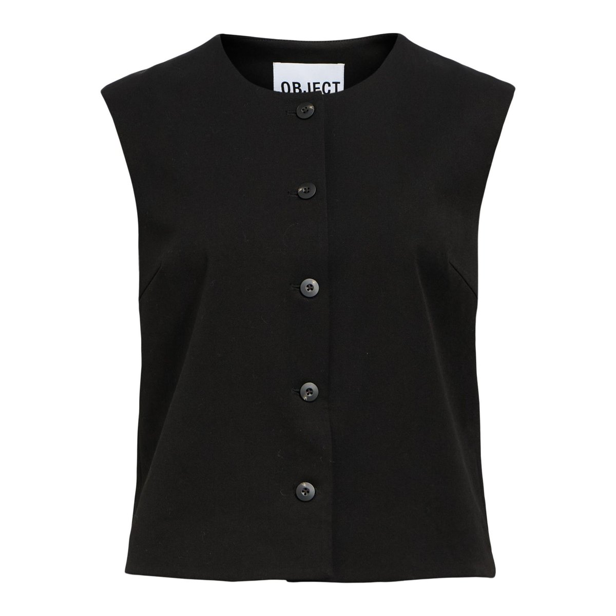 Gilet noir - black, OBJECT