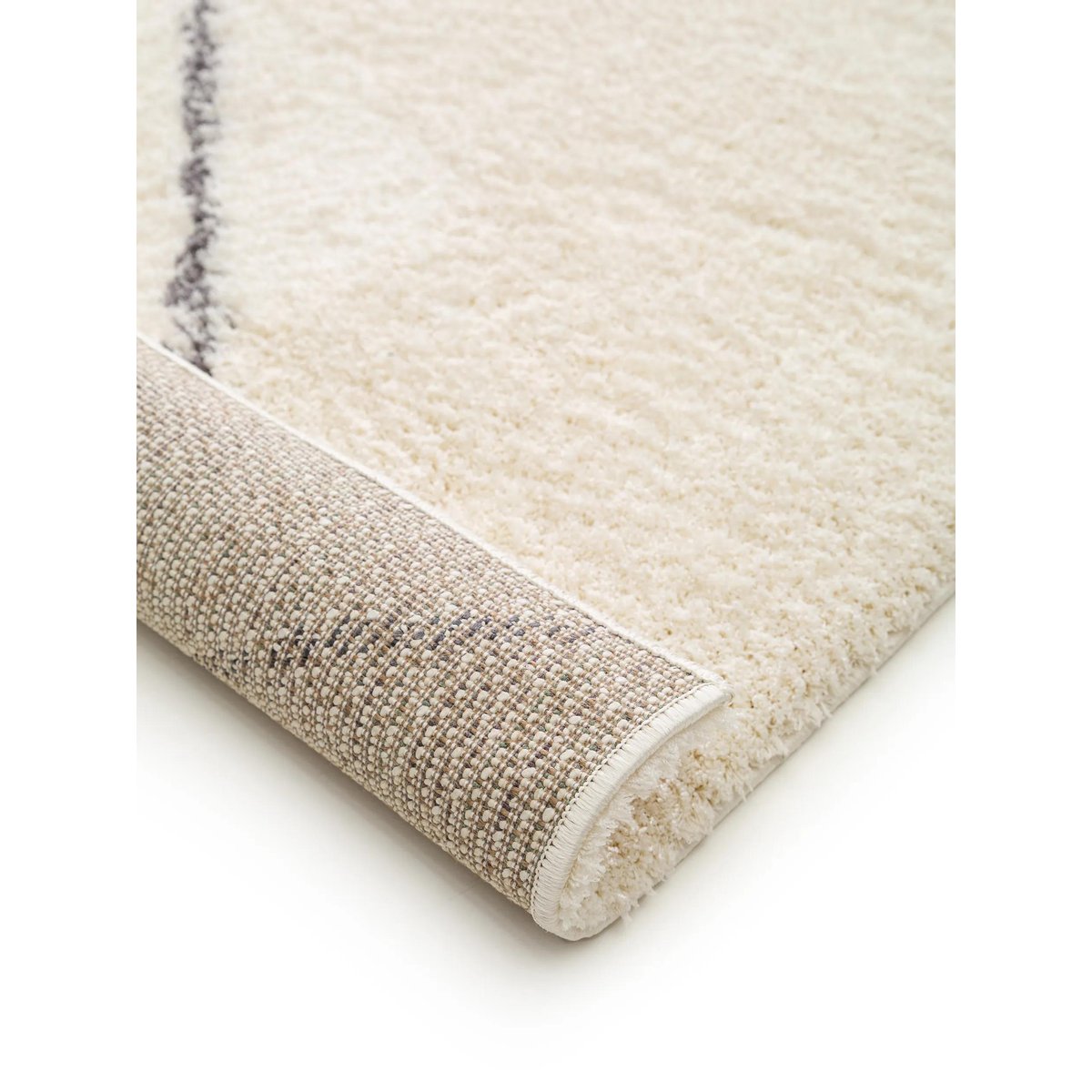 Tapis à poils longs BENNO crème, BENUTA