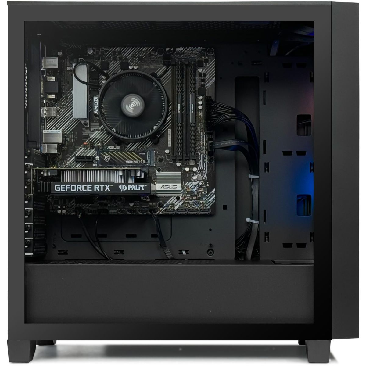 PC Gamer 3000D 55060XFR - AMD Ryzen 5 5500 - NVIDIA GeForce RTX 5060 - 16 Go RAM DDR4 - SSD 1 To - SANS OS couleur unique, CORSAIR