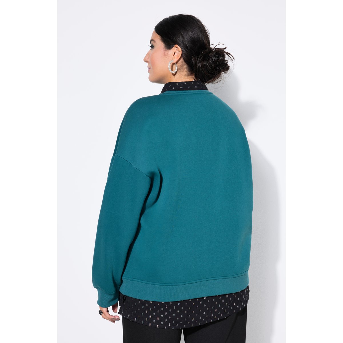 Sweat-shirt oversize pétrol, STUDIO UNTOLD