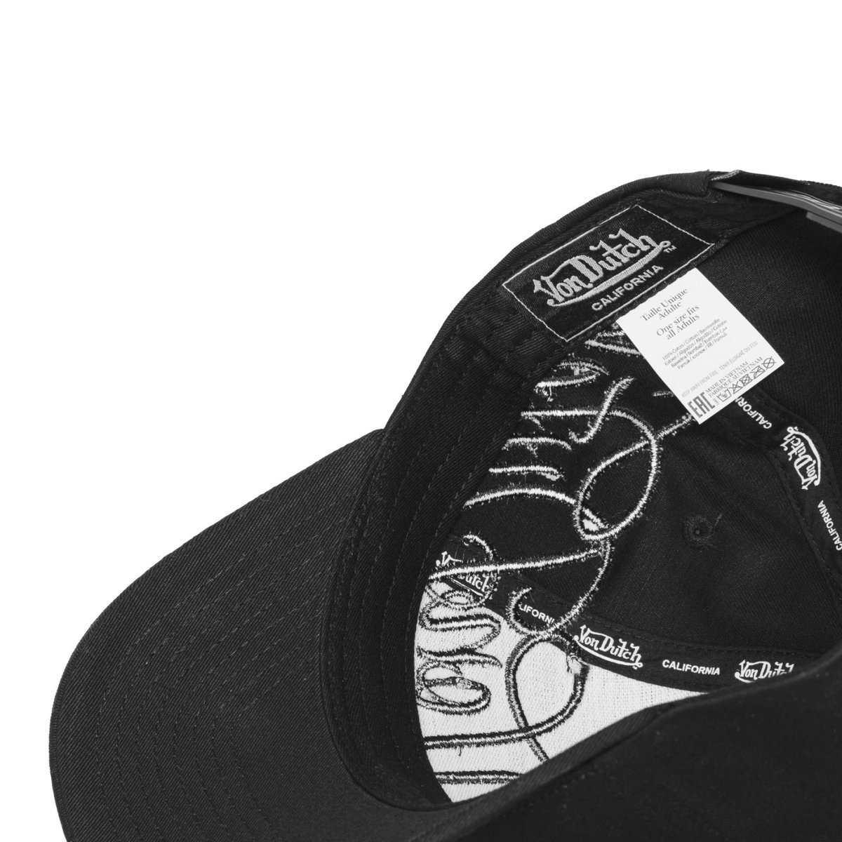 Casquette Baseball CHI noir, VON DUTCH