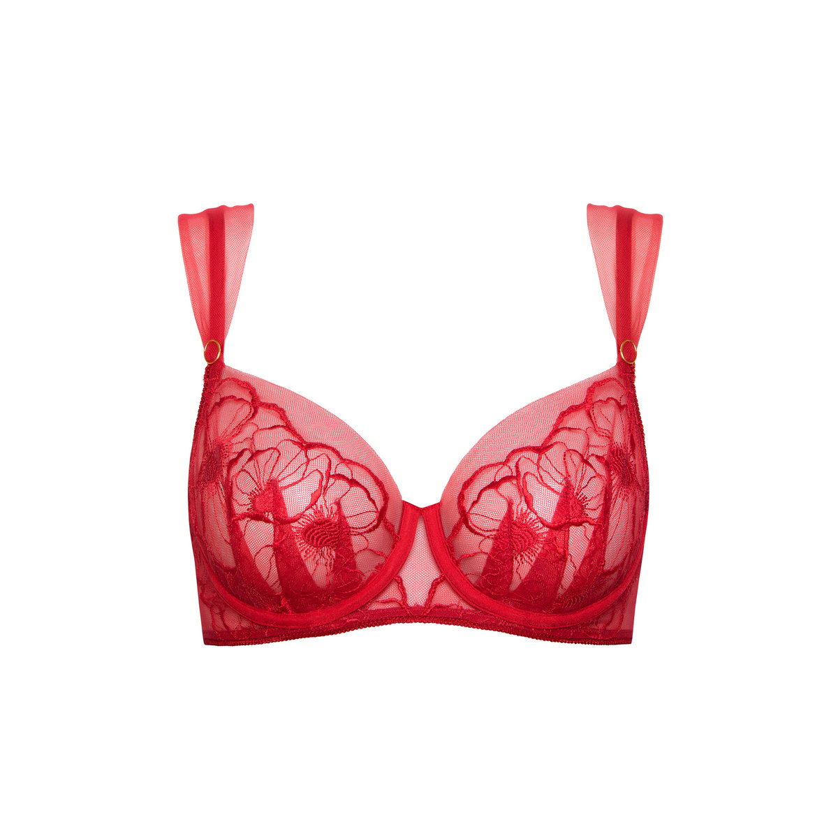 Soutien-gorge armaturé MIRACLE rouge, LISCA