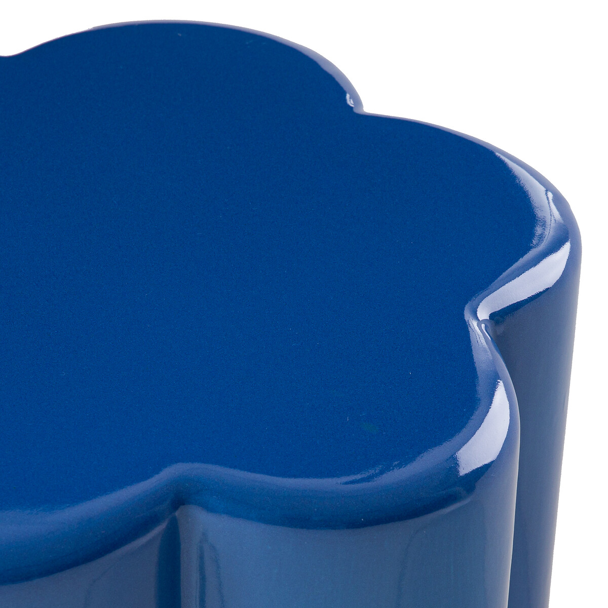 Bout de canapé et chevet fleur en céramique, JELLY bleu, LA REDOUTE INTERIEURS