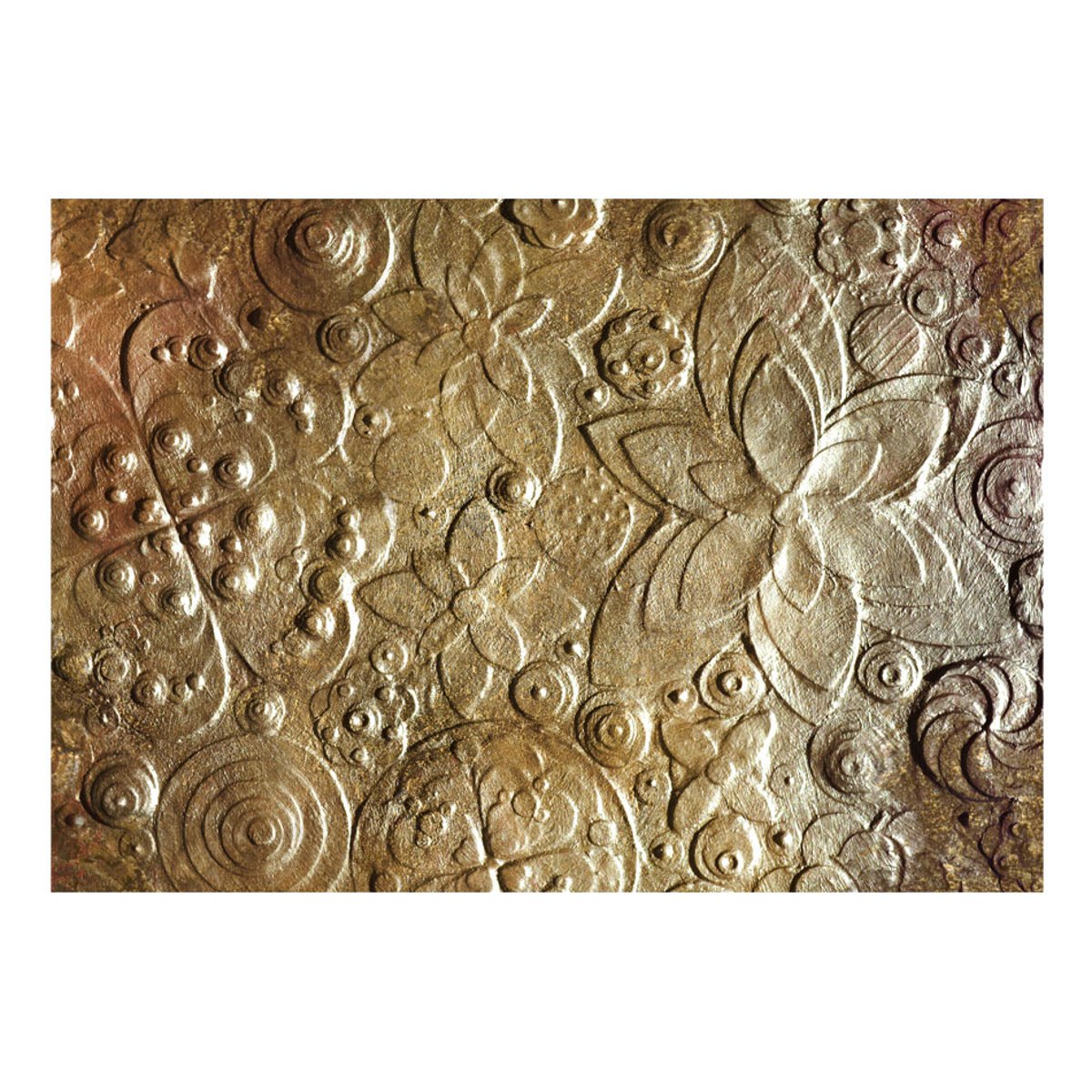 Papier peint intissé panoramique Virtuosity of Gold jaune / doré, EDEN