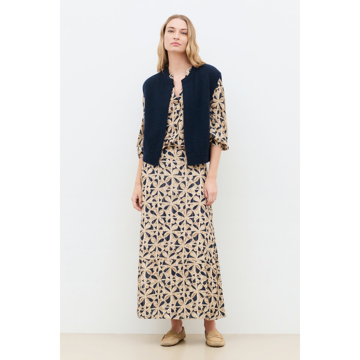 Jupe longue fluide JAISON multicolore, CAROLL