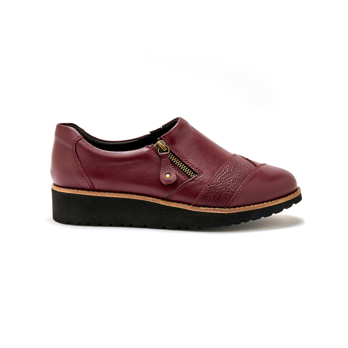 Sans-gêne avec zip et élastique bordeaux, PEDICONFORT