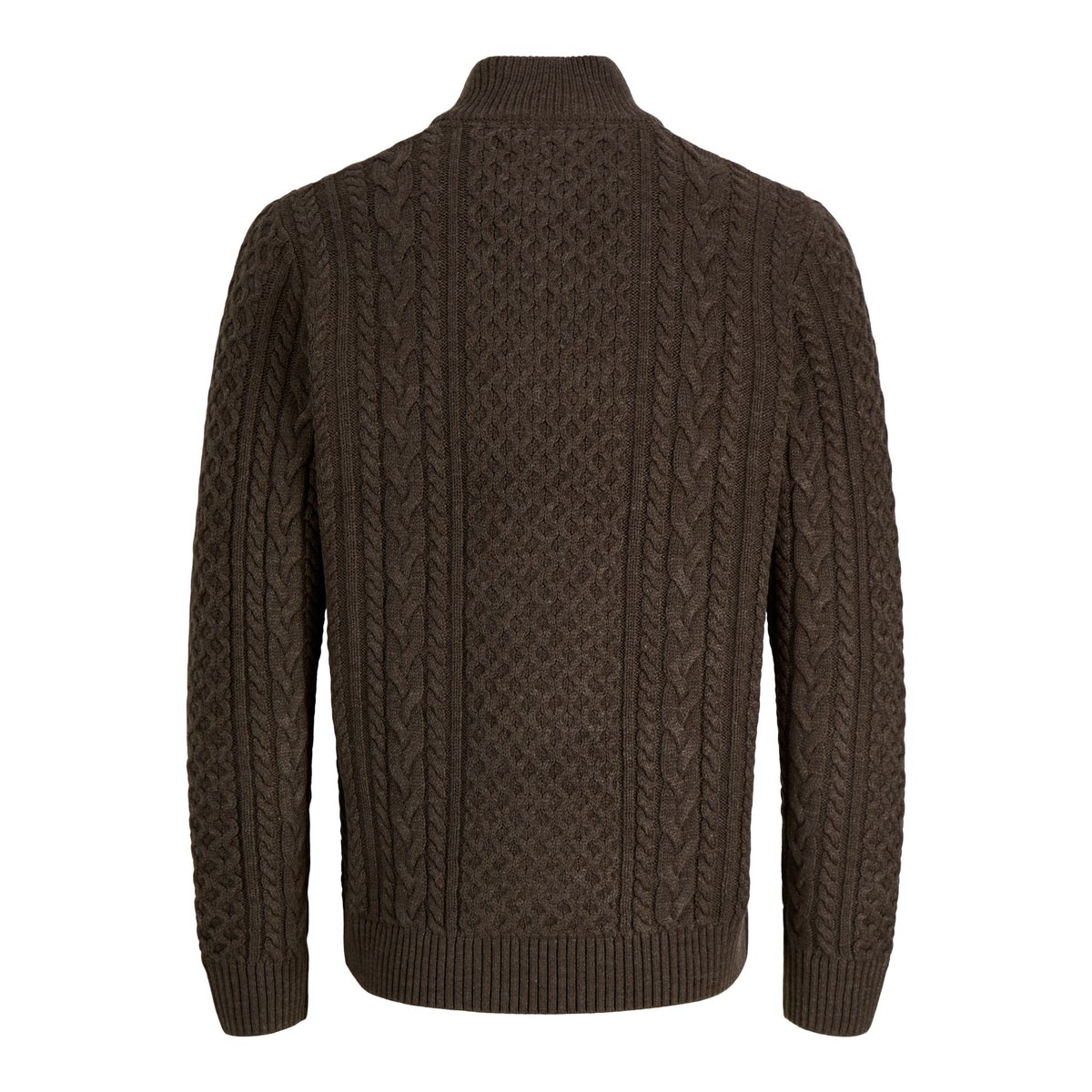 Pull En Maille marron - ganache 1, JACK & JONES