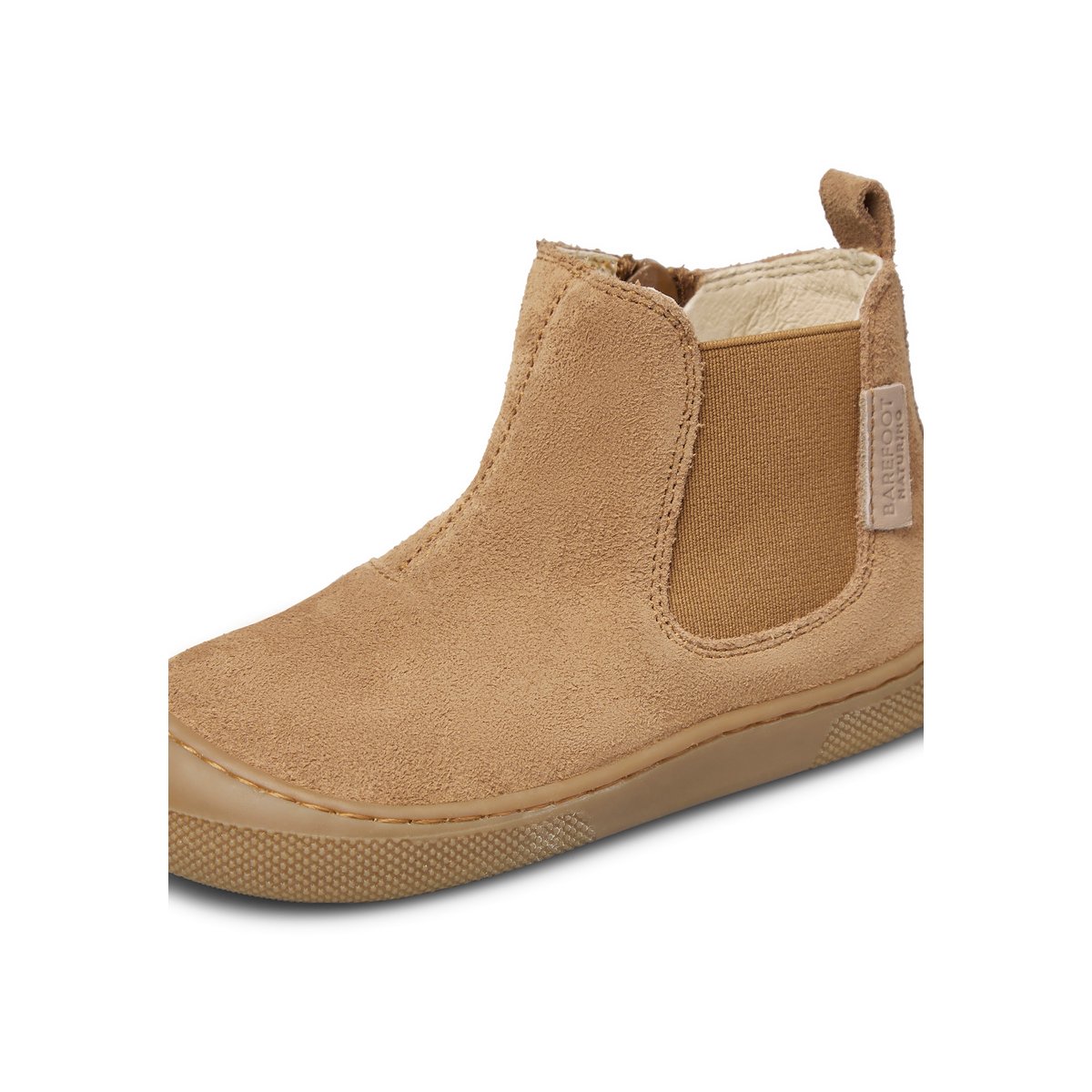 Chaussures premiers pas barefoot en suède BAREFOOT GLITTY marron-, NATURINO