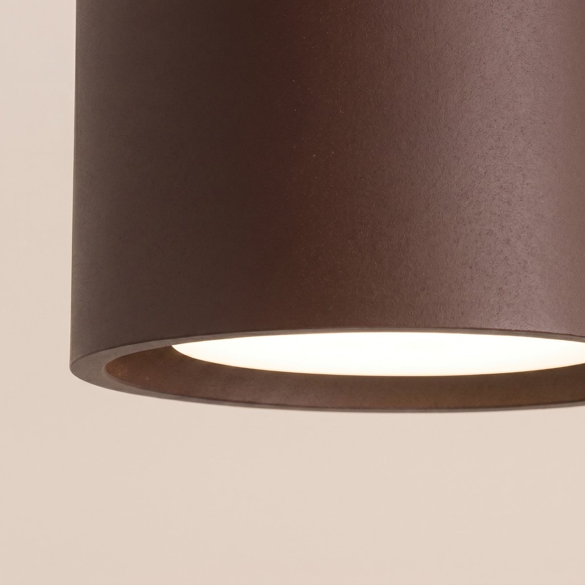 Plafonnier Aluminium Marron Gx53 2 MODO marron, EDEN