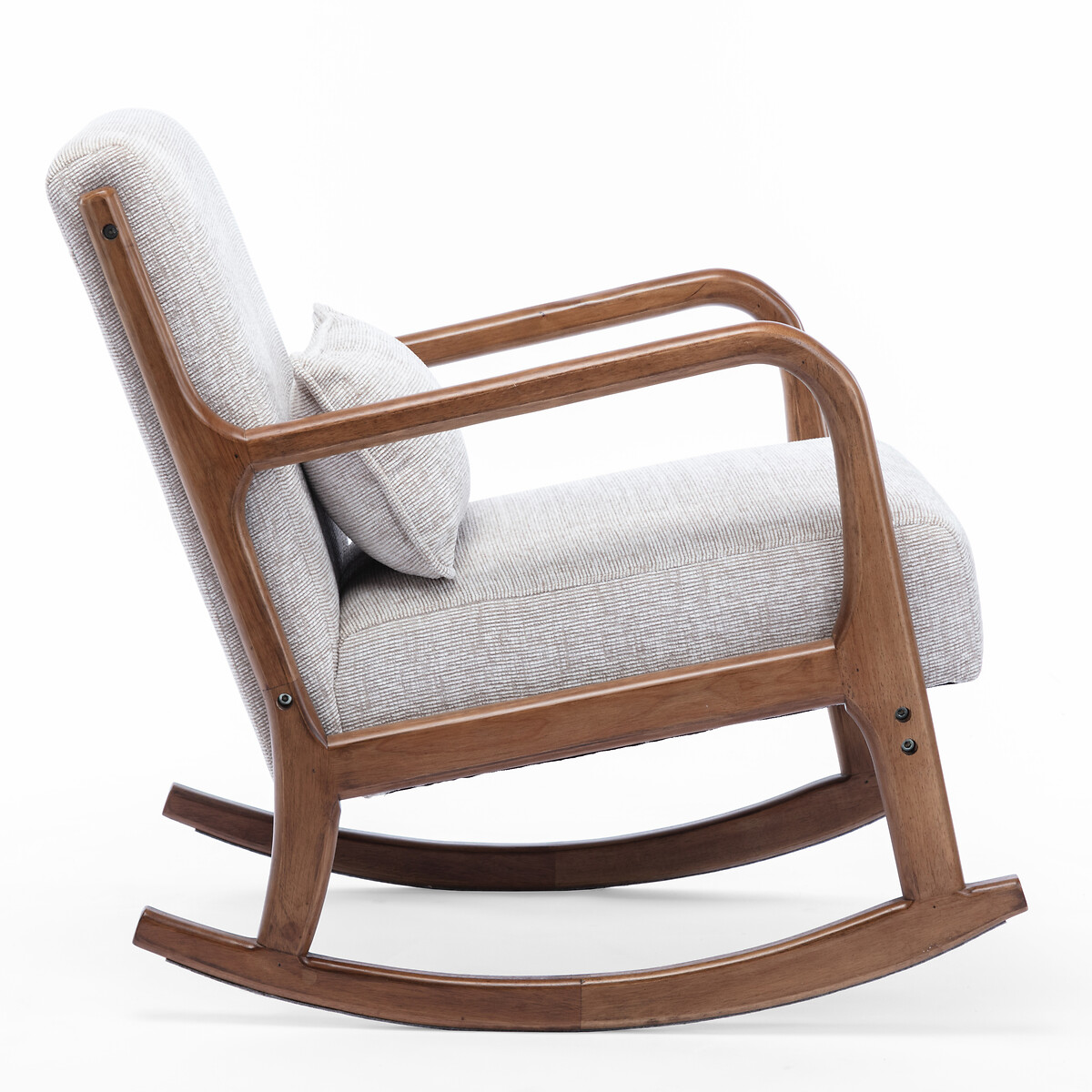Ezra Chunky Chenille Rocking Chair natural, SO'HOME