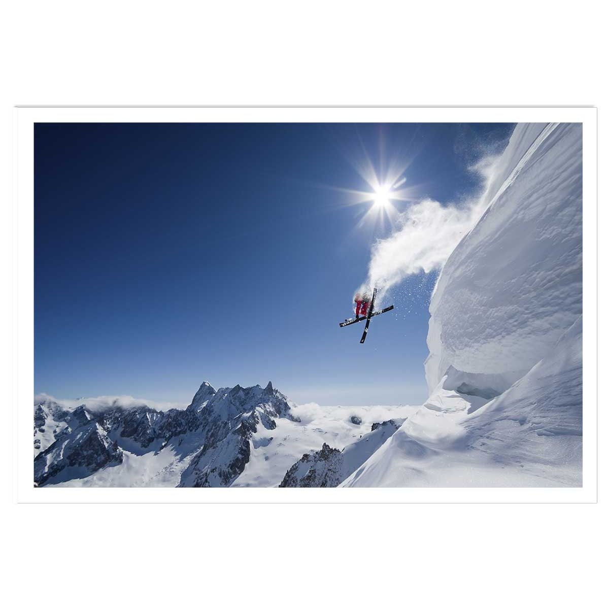 Poster mute grab ski affiche seule, HEXOA