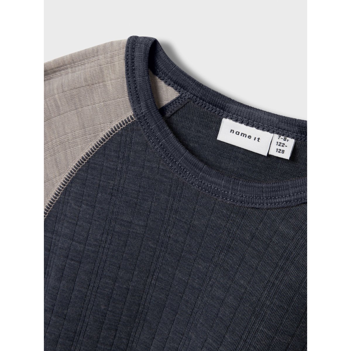 Top À Manches Longues ombre blue 1, NAME IT