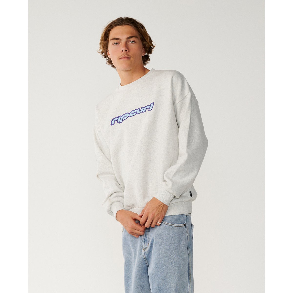 Sweat col rond ARCHIVE sports marle, RIP CURL