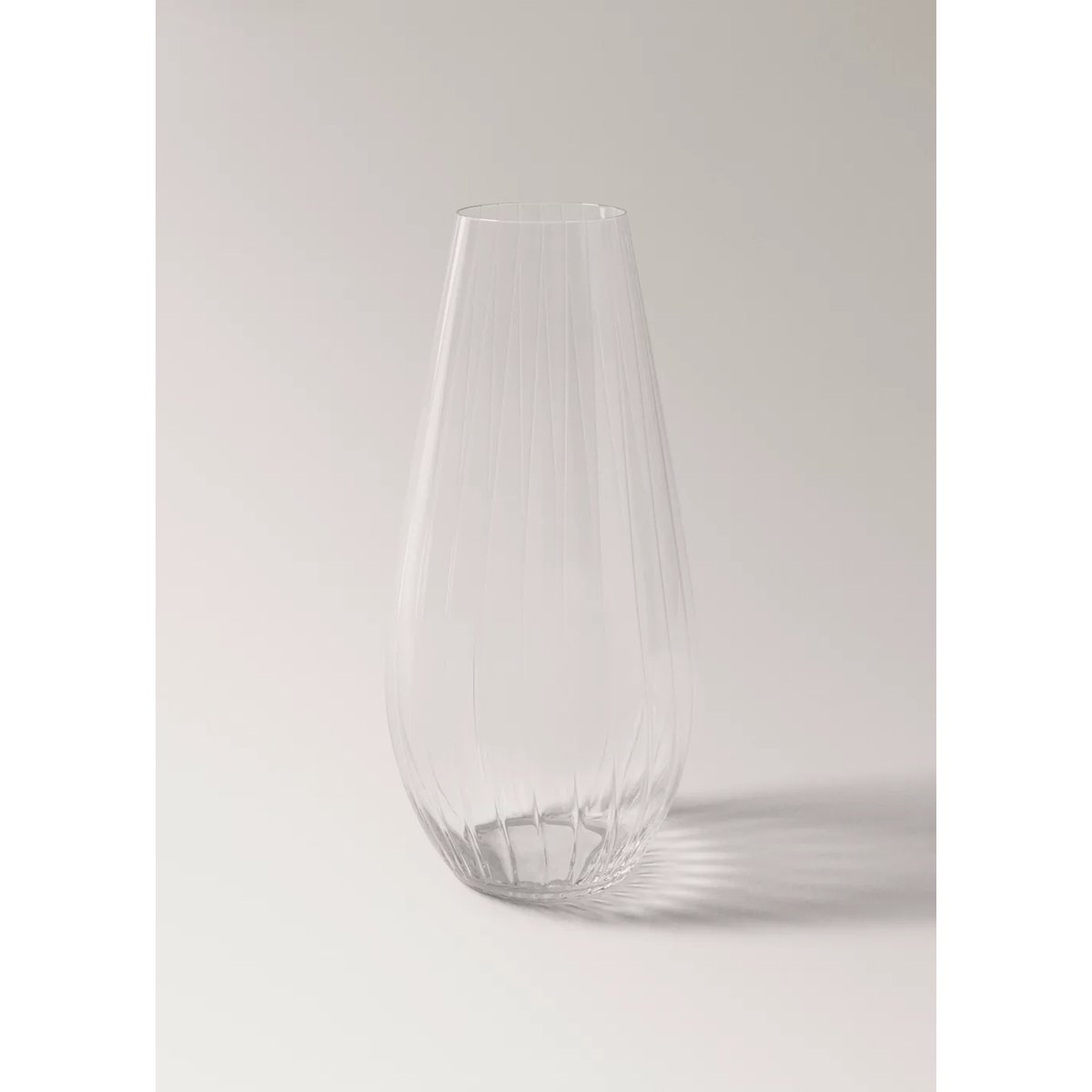 Vase haut cristallin gris glacé, MANGO HOME