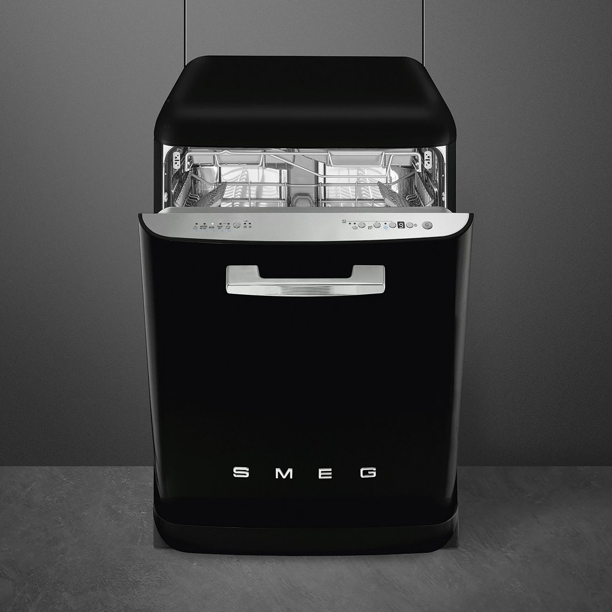 Lave vaisselle 60 cm LVFABBL3 noir brillant, SMEG