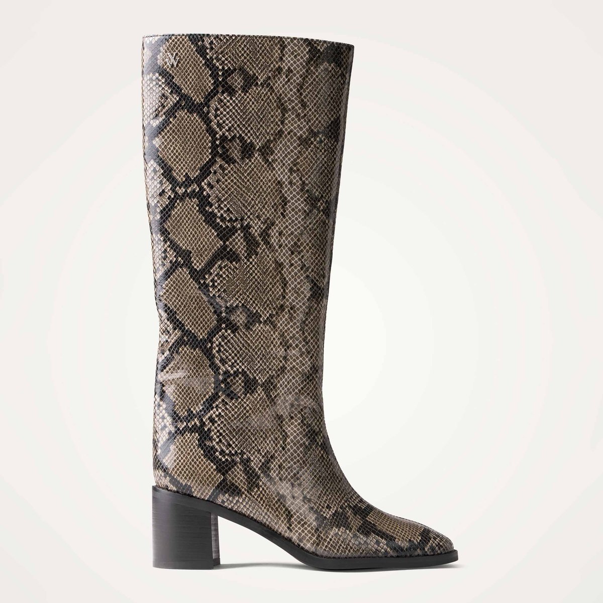 Bottes à talon India gris python, VANESSA WU
