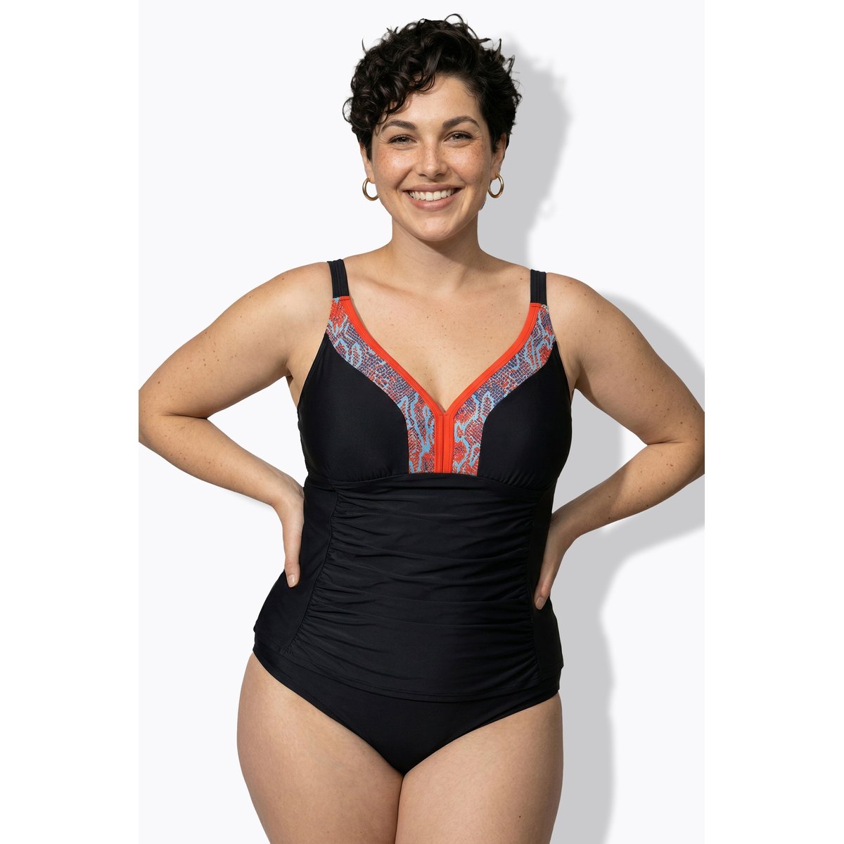 Tankini avec bonnets souples noir, ULLA POPKEN
