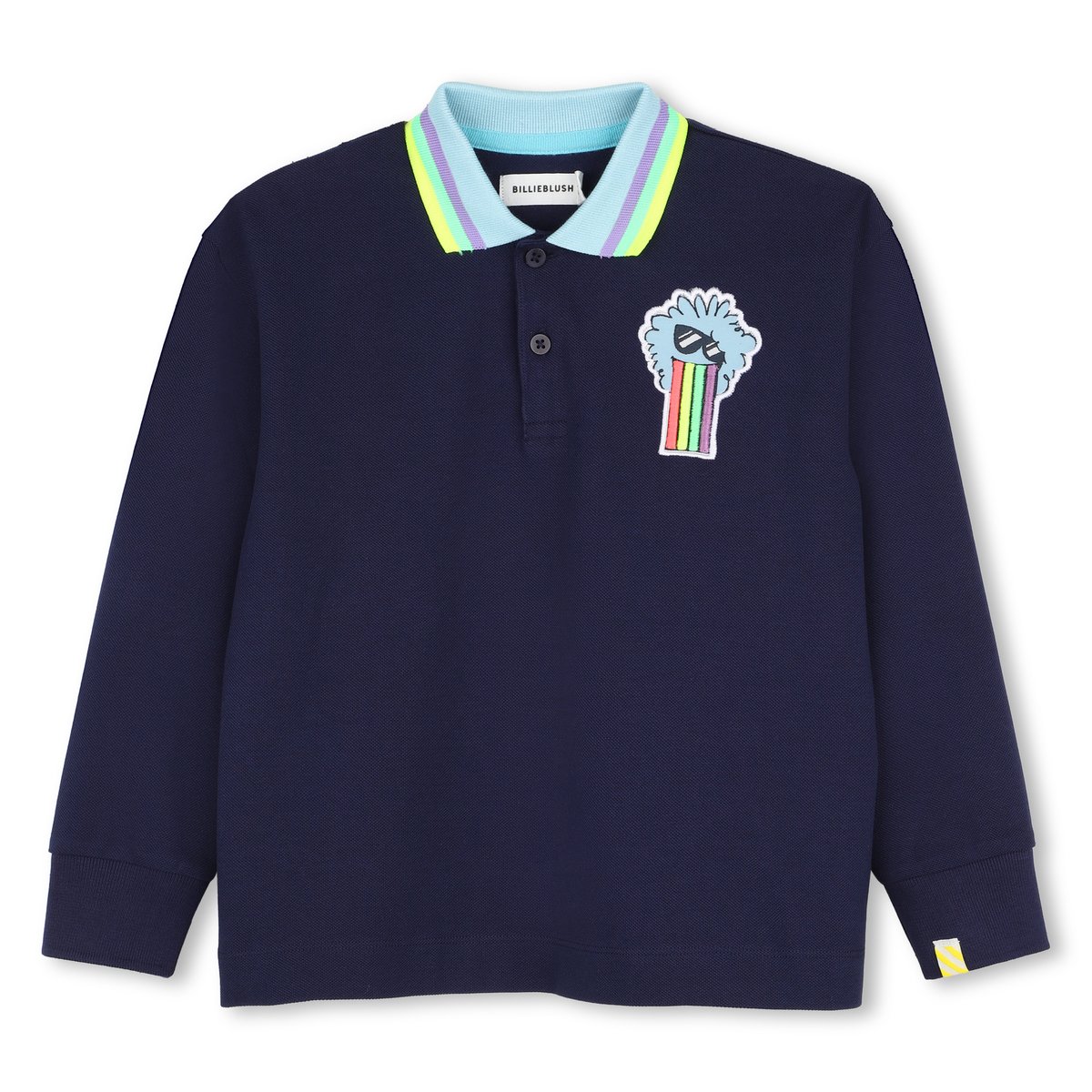 Polo manches longues indigo blue, BILLIEBLUSH