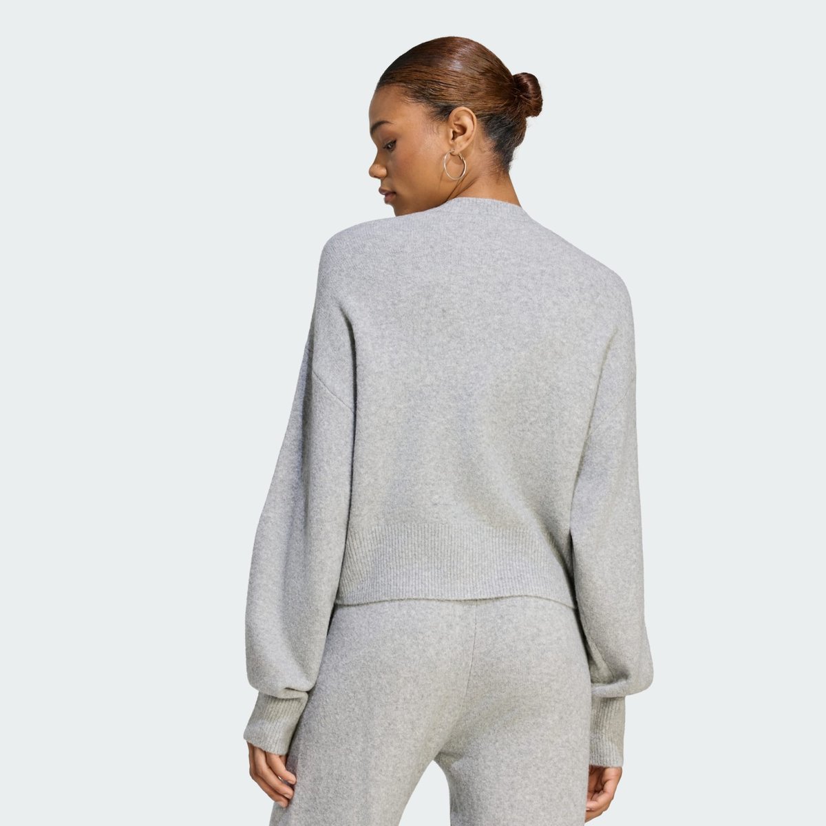Gilet Maille Essentials Gilet Maille Essentials medium grey heather, adidas Originals