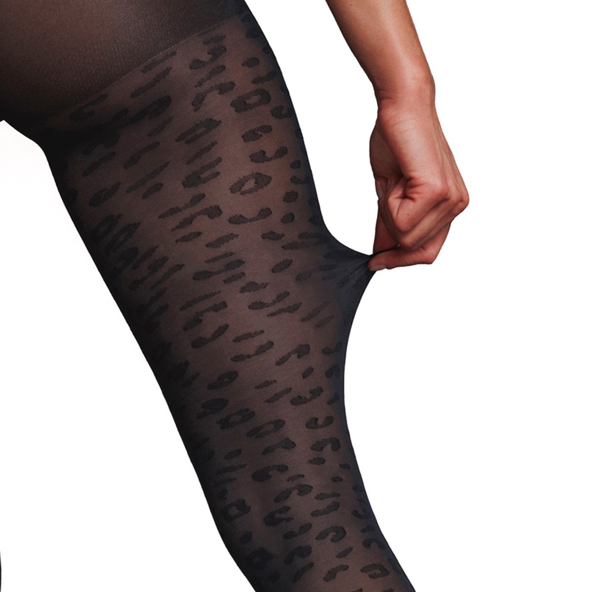 Collants fantaisie JAGUAR noir, ROUGEGORGE LINGERIE