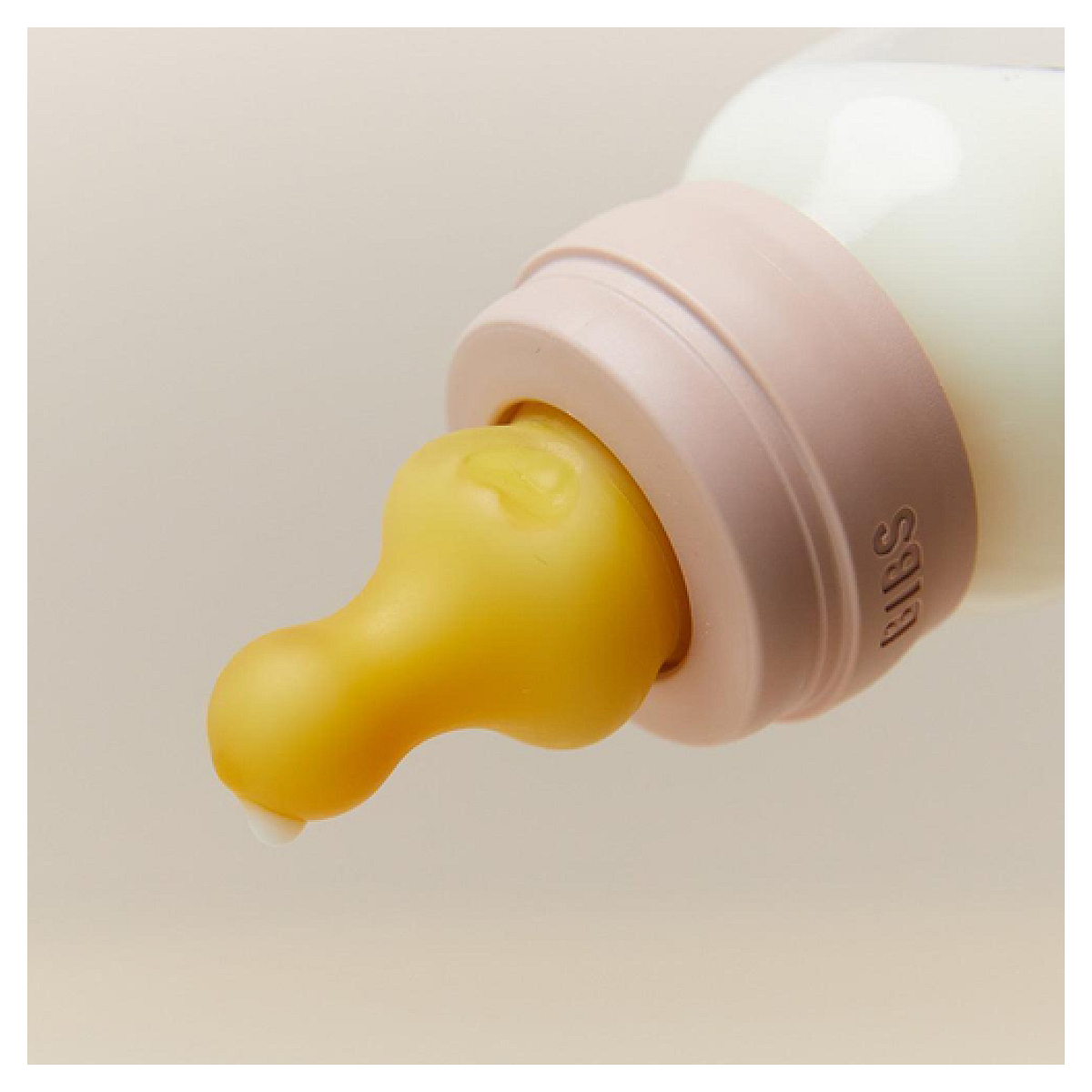 lot de 2 Sucettes supplementaires - biberon Embout rond en latex de caoutchouc naturel Fast Flow couleur unique, Bibs