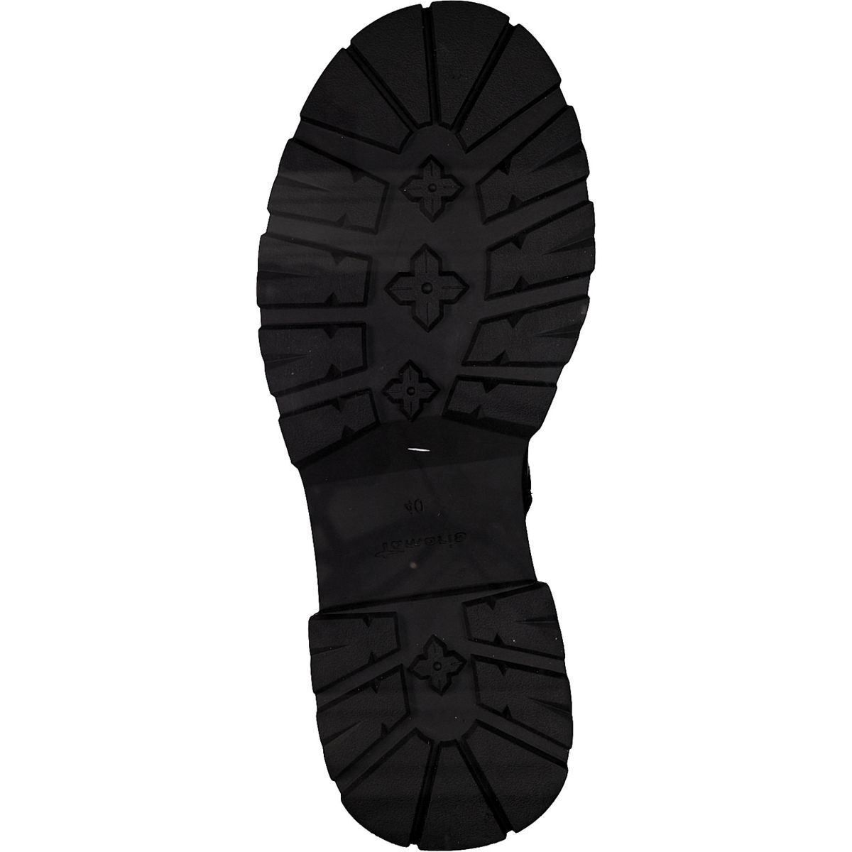Bottine plate noir mat, TAMARIS