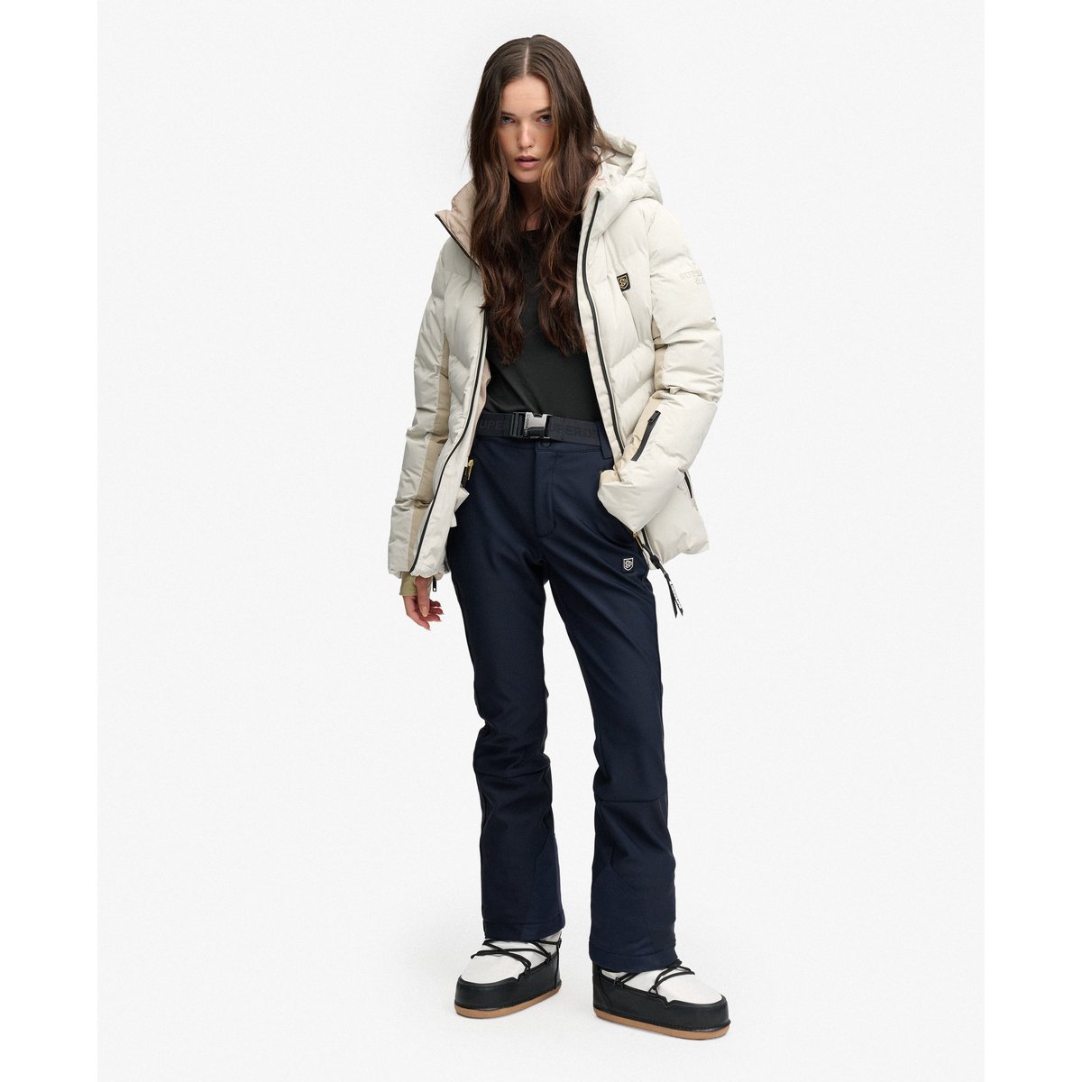 Pantalon de Ski Luxe Coupe Ajustée bleu marine intense, SUPERDRY