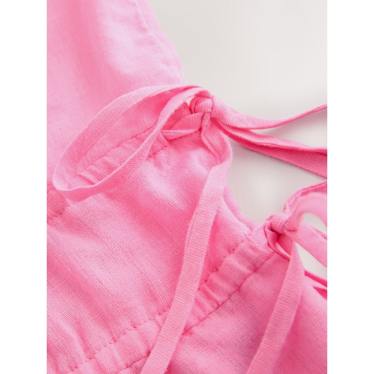 Haut d’été sans manches en lin mélangé rose, NEXT
