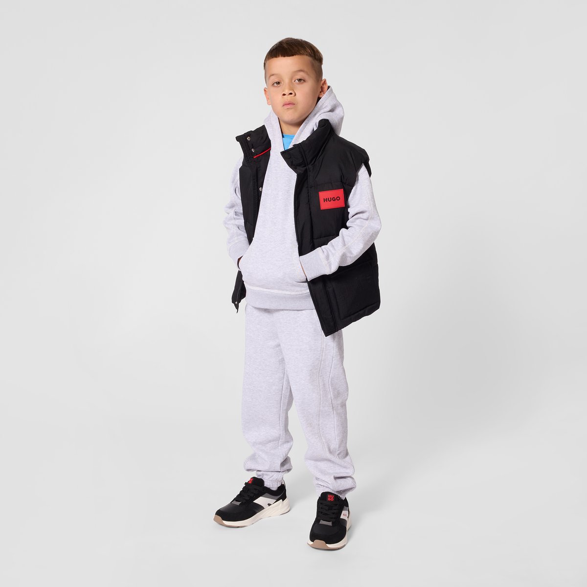Pantalon de jogging gris chine, HUGO KIDSWEAR