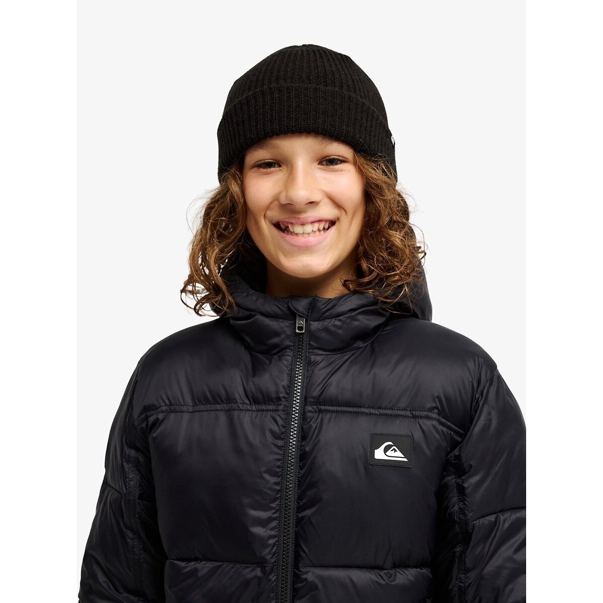 Doudoune à capuche noir, QUIKSILVER